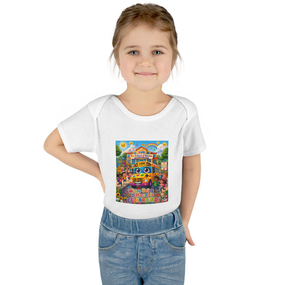 Lani™ Infant Baby Rib Bodysuit – "Where Being Different is CELEBRATED!" Graphic