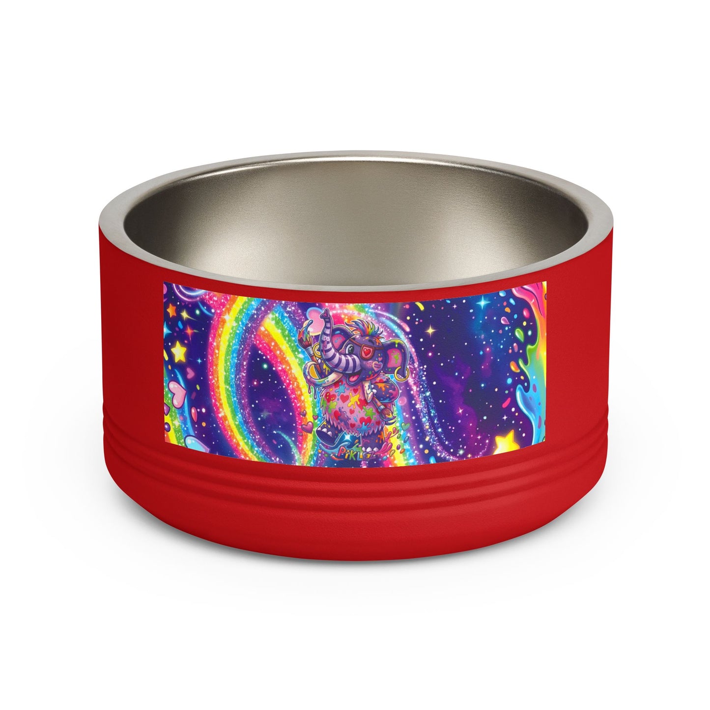 Piklez™ Pet Bowl 18oz – "Magic Paint!" Graphic | Smile Universe Collection