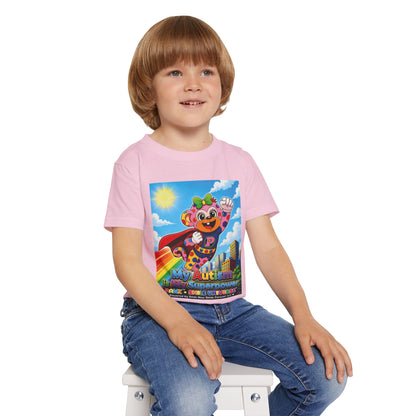 Panz™ Heavy Cotton™ Toddler T-Shirt – "My Autism is My Superpower" Graphic | Smile Universe Collection