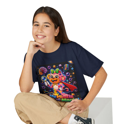 Panz™ Youth DryBlend® T-Shirt – "My Mind is Full of Magic" Graphic | Smile Universe Collection