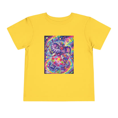 Piklez™ Toddler Short Sleeve Tee – "Magic Paint!" Graphic Shirt | Smile Universe Collection