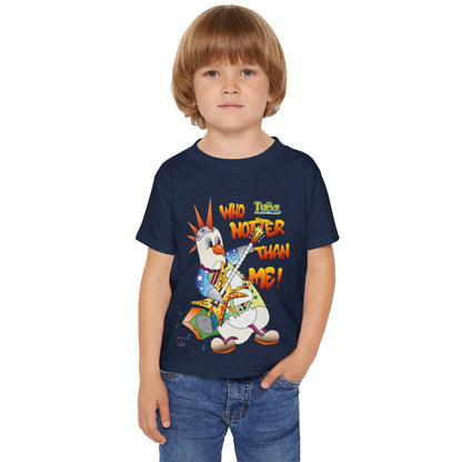 TuBz™ Rockstar Kids T-Shirt - "Who Hotter Than Me!" Graphic Tee | Smile Universe TuBz4Kidz Collection