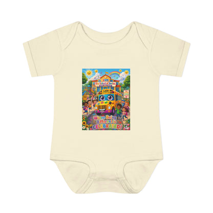 Lani™ Infant Baby Rib Bodysuit – "Where Being Different is CELEBRATED!" Graphic