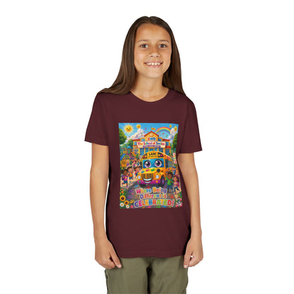 Lani™ Youth Short Sleeve Tee – "Where Being Different is CELEBRATED!" Graphic Shirt