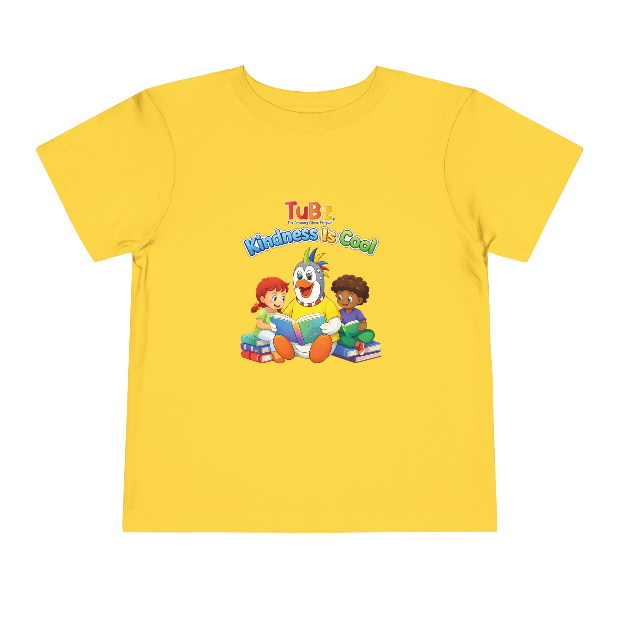 TuBz™ "Kindness Is Cool" Kids T-Shirt - Positive Message Graphic Tee | Smile Universe TuBz4Kidz