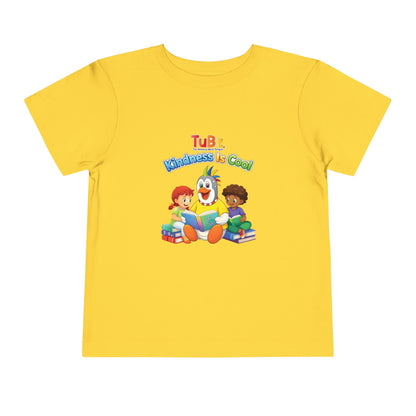 TuBz™ "Kindness Is Cool" Kids T-Shirt - Positive Message Graphic Tee | Smile Universe TuBz4Kidz