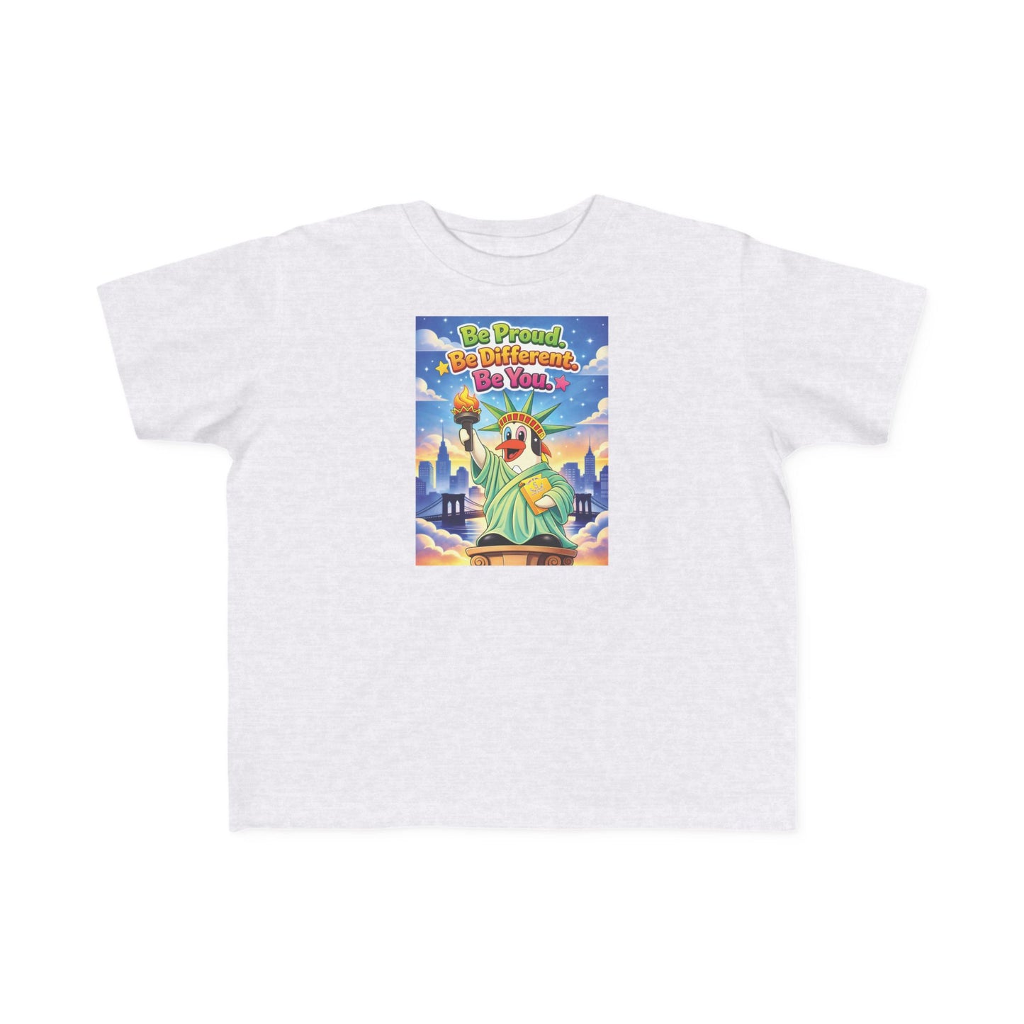 TuBz™ "Be Proud. Be Different. Be You." Kids T-Shirt - Inspirational Graphic Tee