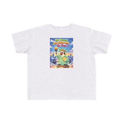 TuBz™ "Be Proud. Be Different. Be You." Kids T-Shirt - Inspirational Graphic Tee