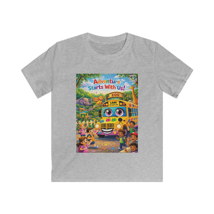 Lani™ Kids Softstyle Tee – "Adventure Starts With Us!" Graphic