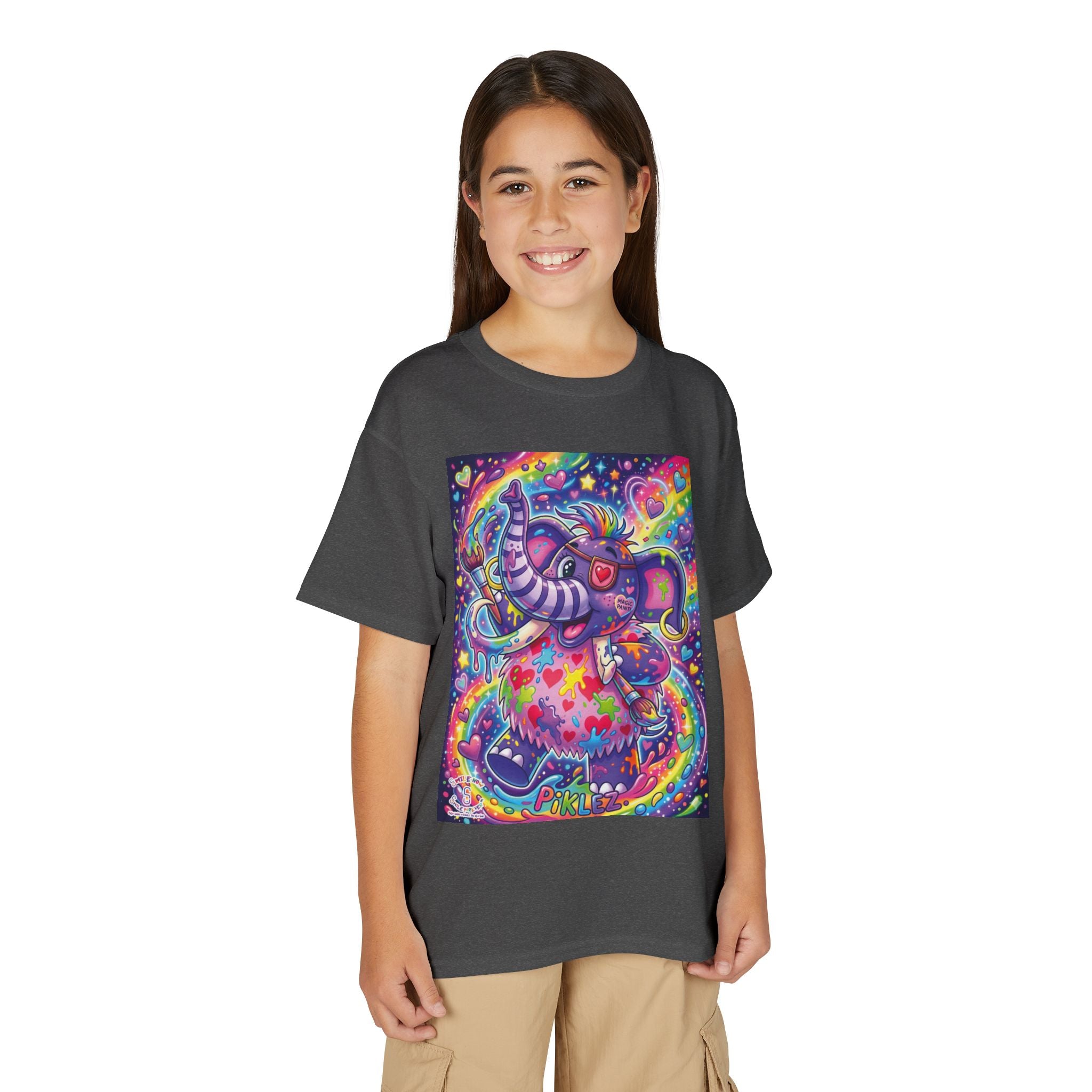 Piklez™ Youth DryBlend® T-Shirt – "Magic Paint!" Graphic Shirt | Smile Universe Collection