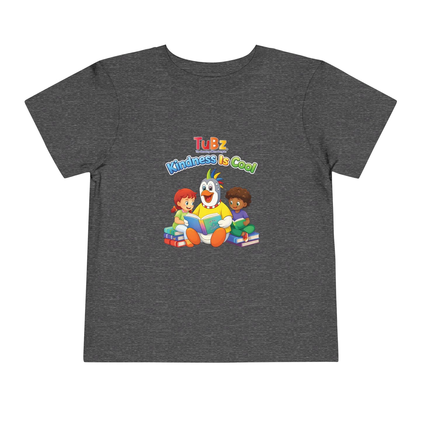 TuBz™ "Kindness Is Cool" Kids T-Shirt - Positive Message Graphic Tee | Smile Universe TuBz4Kidz
