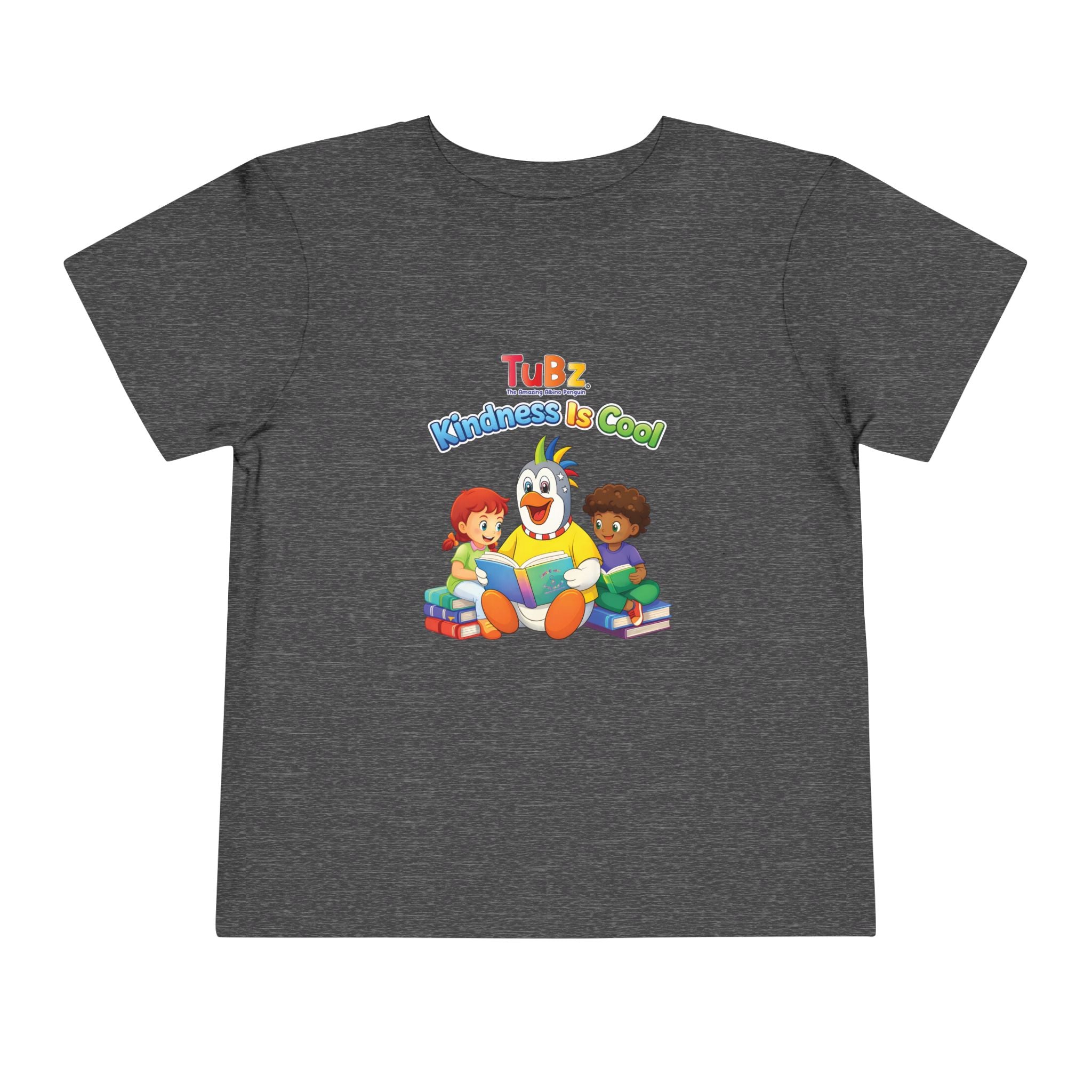 TuBz™ "Kindness Is Cool" Kids T-Shirt - Positive Message Graphic Tee | Smile Universe TuBz4Kidz