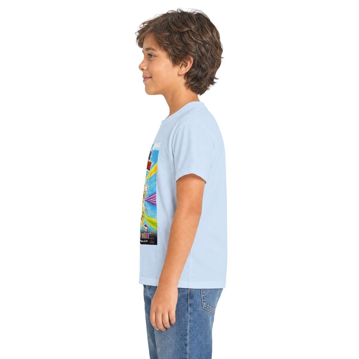 Potz™ Kids Softstyle Tee – "I Guide My ADHD Energy!" Graphic Tee | Smile Universe Collection