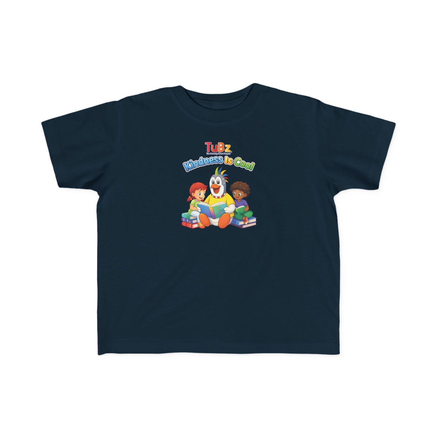 TuBz™ "Kindness Is Cool" Kids T-Shirt - Positive Message Graphic Tee | Smile Universe TuBz4Kidz