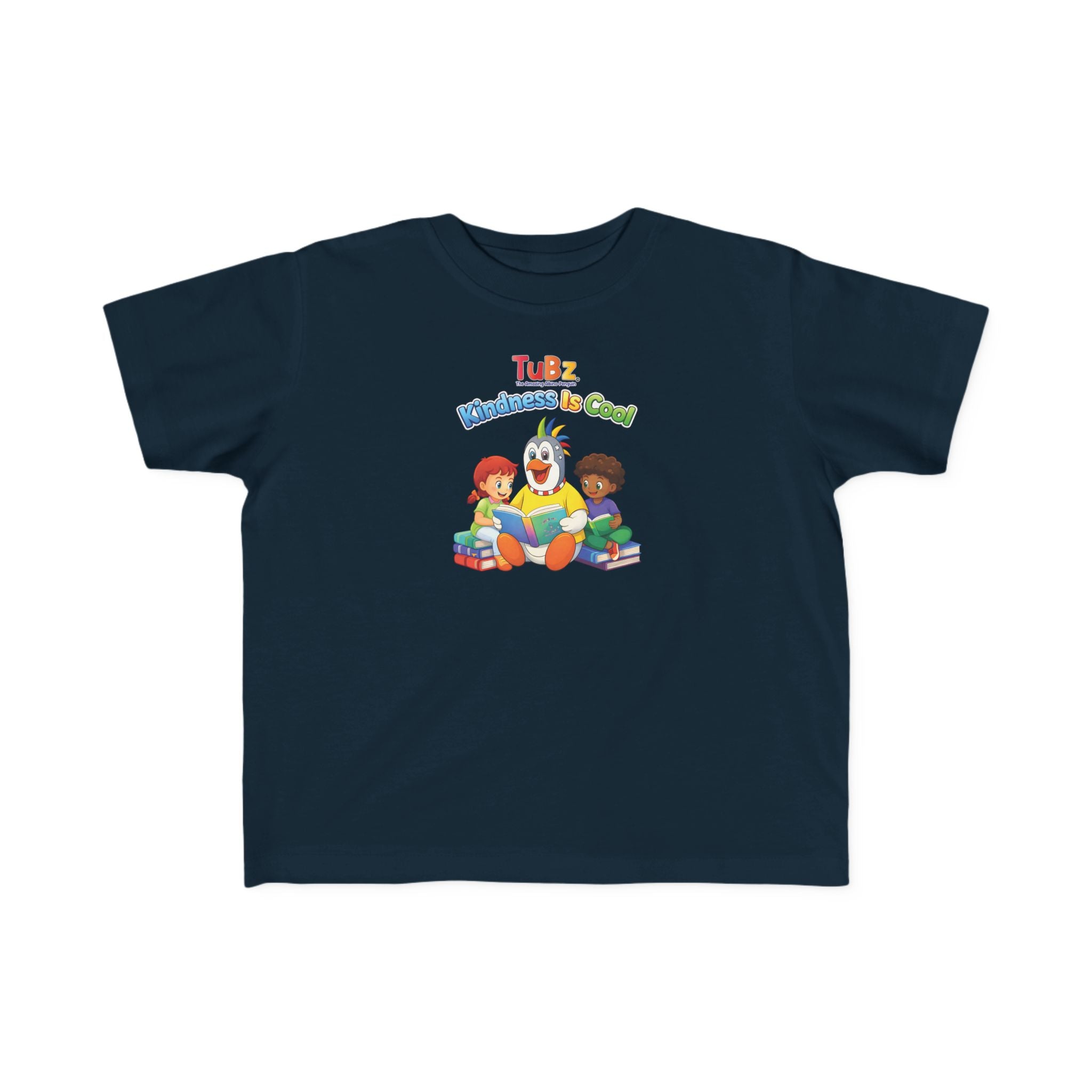 TuBz™ "Kindness Is Cool" Kids T-Shirt - Positive Message Graphic Tee | Smile Universe TuBz4Kidz
