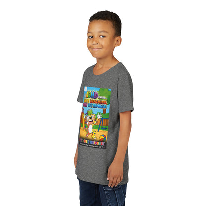 Potz™ Youth Short Sleeve Tee – "My ADHD Means Always Dreaming, Highly Determined" Graphic Tee | Smile Universe Collection