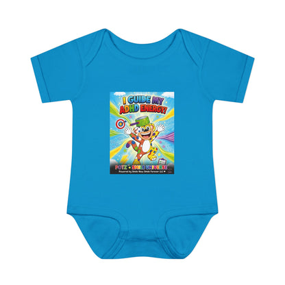 Potz™ Infant Baby Rib Bodysuit – "I Guide My ADHD Energy!" Graphic Onesie | Smile Universe Collection