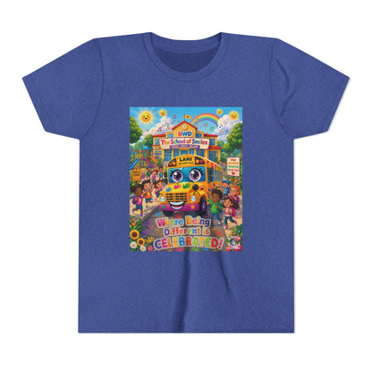 Lani™ Youth Short Sleeve Tee – "Where Being Different is CELEBRATED!" Graphic Shirt