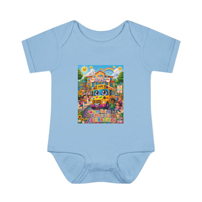 Lani™ Infant Baby Rib Bodysuit – "Where Being Different is CELEBRATED!" Graphic