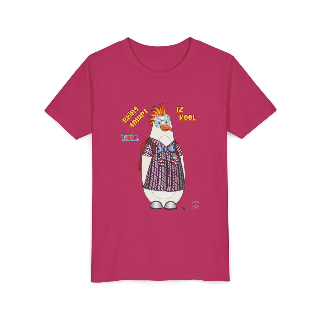 TuBz™ "Being Smart Iz Kool" Youth Graphic T-Shirt - Educational Kids Tee | TuBz4Kidz