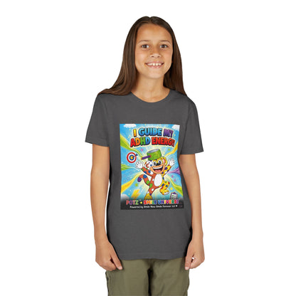 Potz™ Youth Short Sleeve Tee – "I Guide My ADHD Energy!" Graphic Tee | Smile Universe Collection