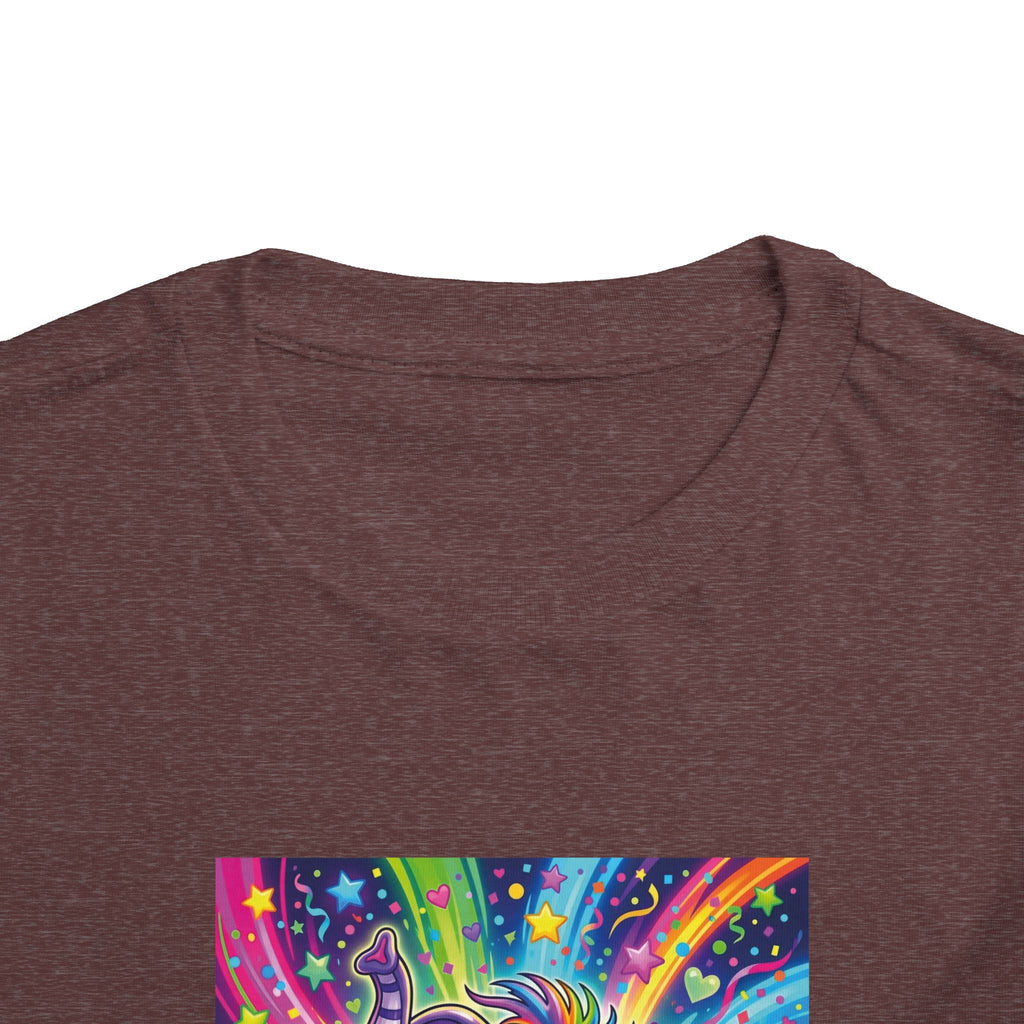 Piklez™ Toddler Short Sleeve Tee – "Born to Celebrate!" Graphic Shirt | Smile Universe Collection