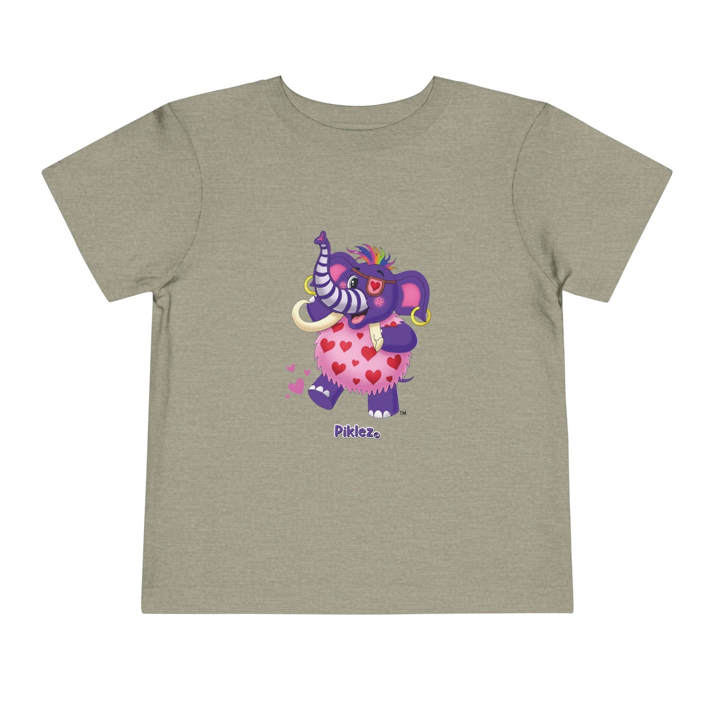Piklez™ Toddler Short Sleeve Tee – "Full of Love!" Graphic Shirt | Smile Universe Collection
