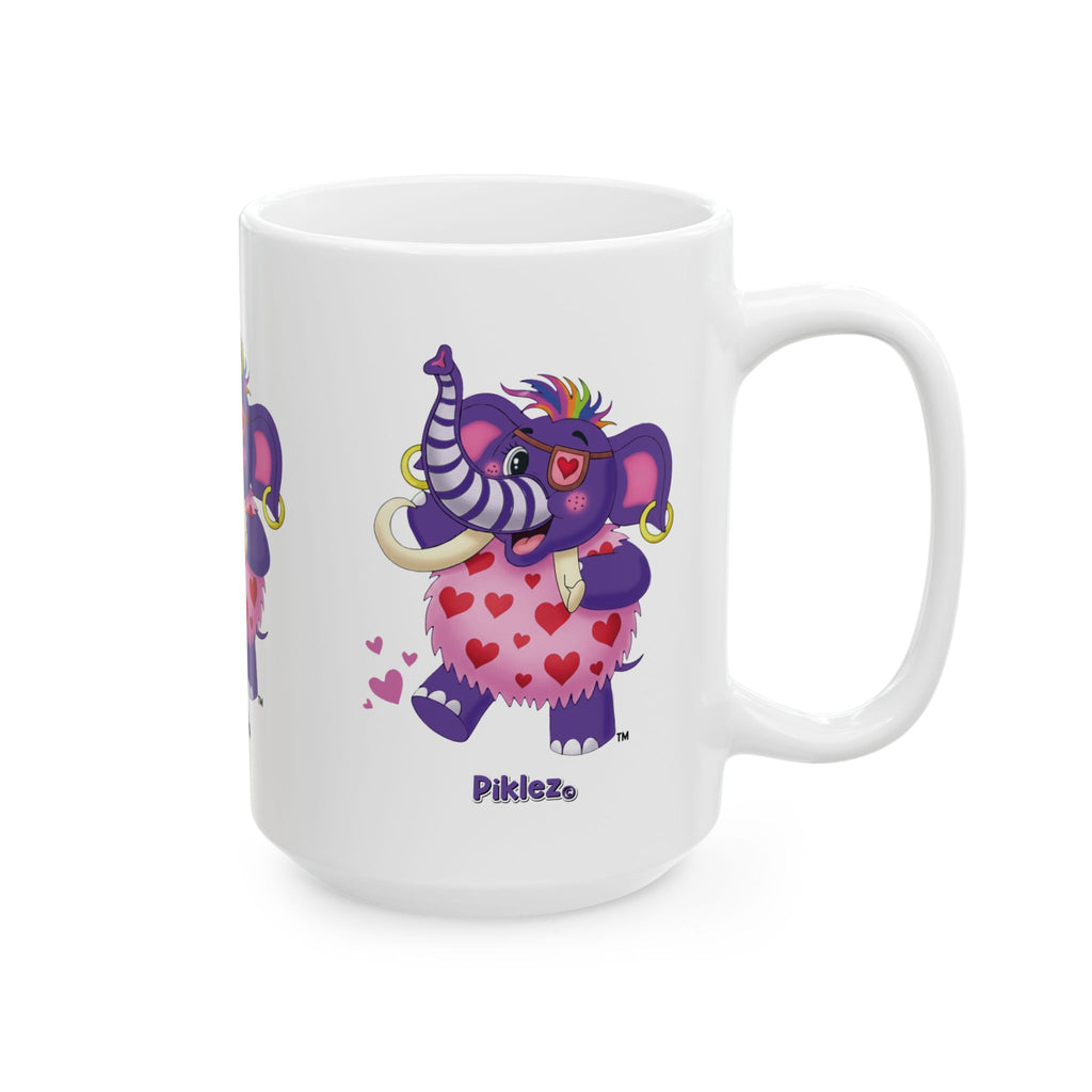 Piklez™ Ceramic Mug (11oz & 15oz) – "Full of Love!" Graphic | Smile Universe Collection