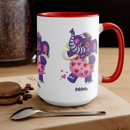 Piklez™ Accent Mug – "Full of Love!" Graphic | Smile Universe Collection