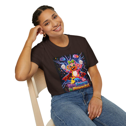 Panz™ Unisex Softstyle T-Shirt  for Adult– "My Energy is Powerful" Graphic Tee | Smile Universe Collection