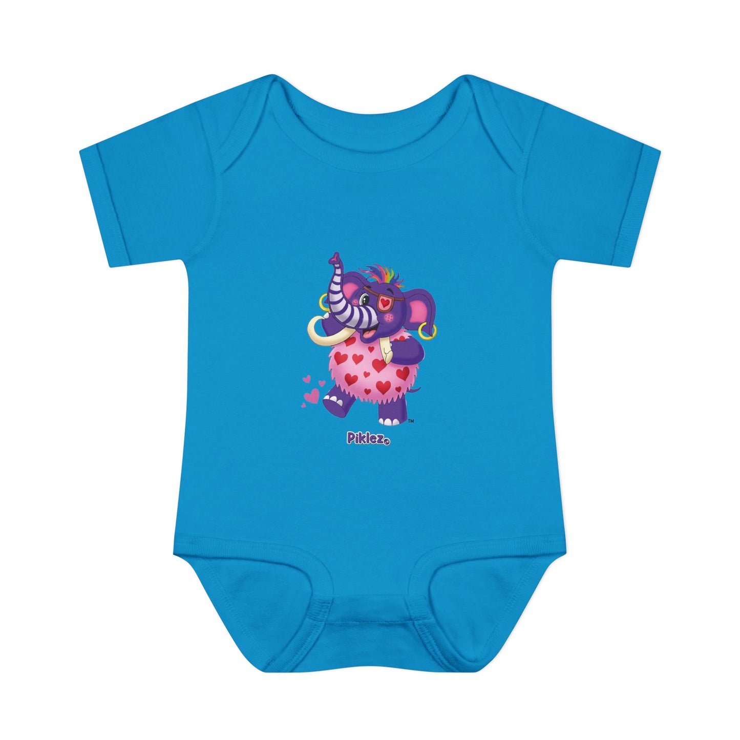 Piklez™ Infant Baby Rib Bodysuit – "Full of Love!" Graphic | Smile Universe Collection