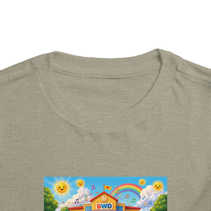 Lani™ Toddler Short Sleeve Tee – "Where Being Different is CELEBRATED!" Graphic Shirt