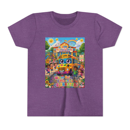 Lani™ Youth Short Sleeve Tee – "Where Being Different is CELEBRATED!" Graphic Shirt