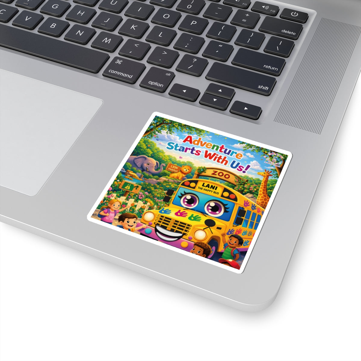 Lani™ Kiss-Cut Stickers – "Adventure Starts With Us!" Graphic