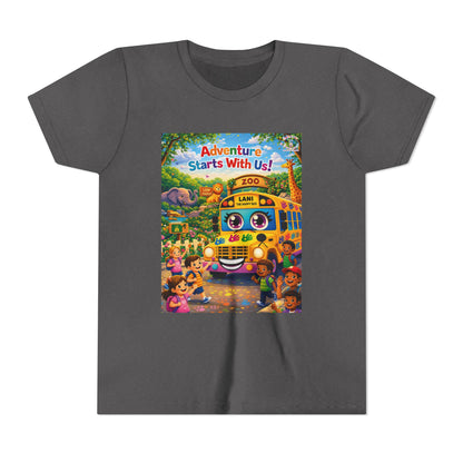 Lani™ Youth Short Sleeve Tee – "Adventure Starts With Us!" Graphic