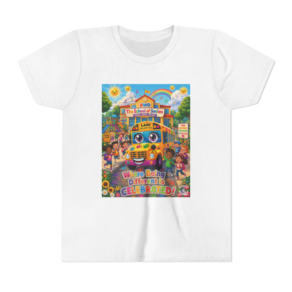 Lani™ Youth Short Sleeve Tee – "Where Being Different is CELEBRATED!" Graphic Shirt