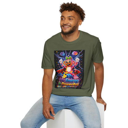 Panz™ Unisex Softstyle T-Shirt  for Adult– "My Energy is Powerful" Graphic Tee | Smile Universe Collection