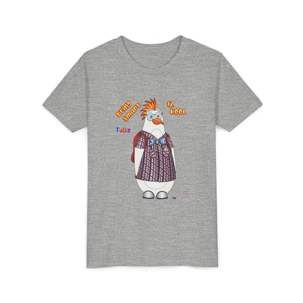 TuBz™ "Being Smart Iz Kool" Youth Graphic T-Shirt - Educational Kids Tee | TuBz4Kidz