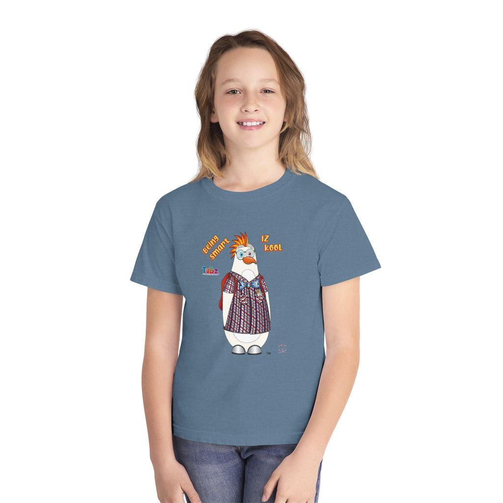 TuBz™ "Being Smart Iz Kool" Youth Graphic T-Shirt - Educational Kids Tee | TuBz4Kidz