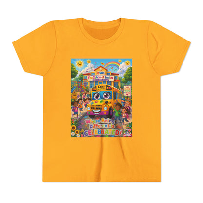 Lani™ Youth Short Sleeve Tee – "Where Being Different is CELEBRATED!" Graphic Shirt