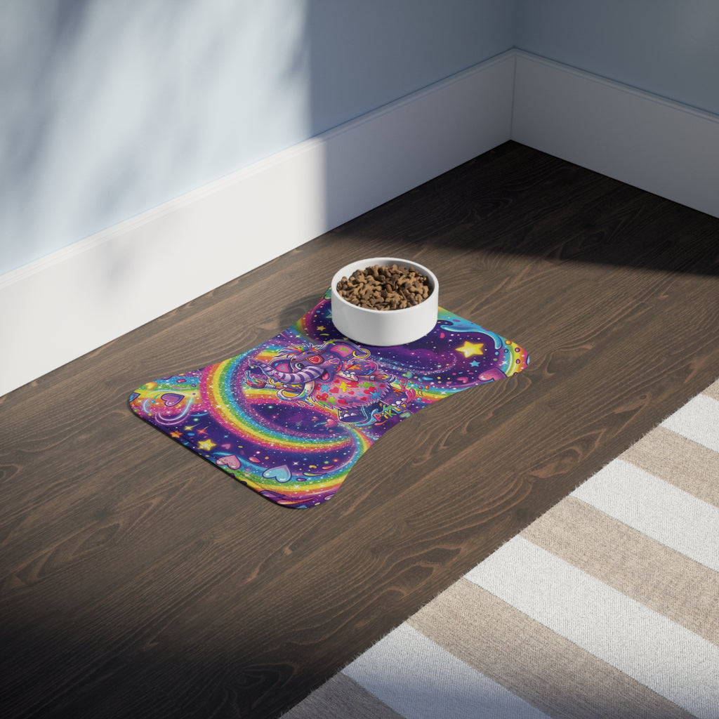 Piklez™ Pet Feeding Mat – "Magic Paint!" Graphic | Smile Universe Collection