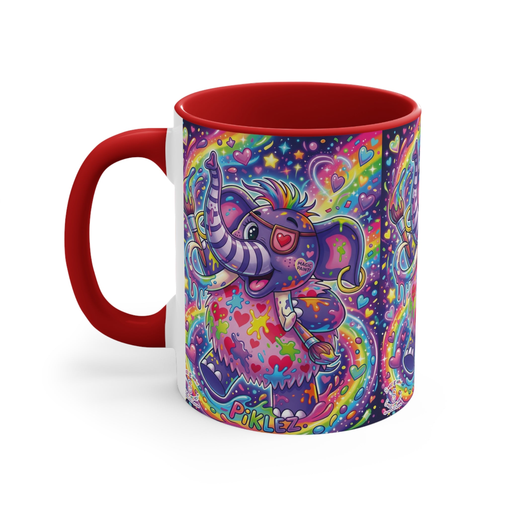 Piklez™ Accent Mug – "Magic Paint!" Graphic | Smile Universe Collection