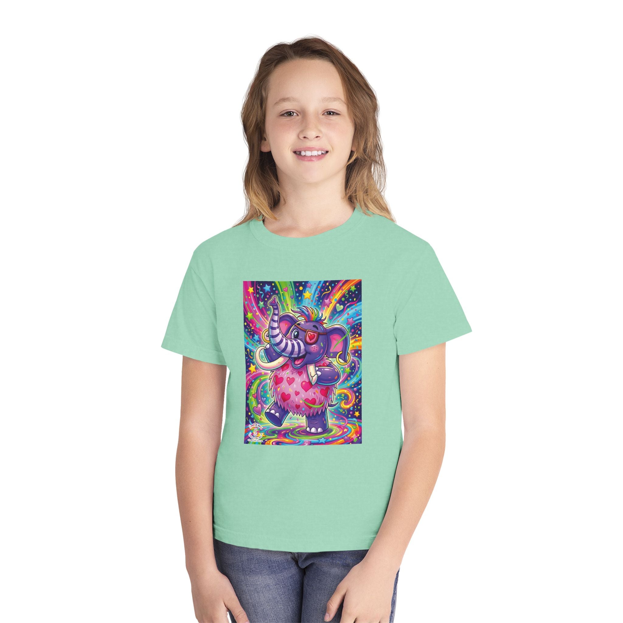 Piklez™ Youth Midweight Tee – "Born to Celebrate!" Graphic Shirt | Smile Universe Collection