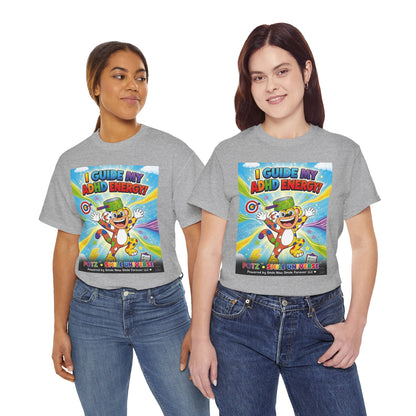 Potz™ Unisex Heavy Cotton™ Tee – "I Guide My ADHD Energy!" Graphic Tee | Smile Universe Collection