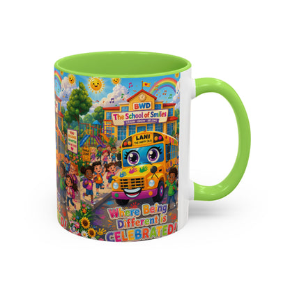 Lani™ Colorful Mug (11oz & 15oz) – "Where Being Different is CELEBRATED!" Graphic