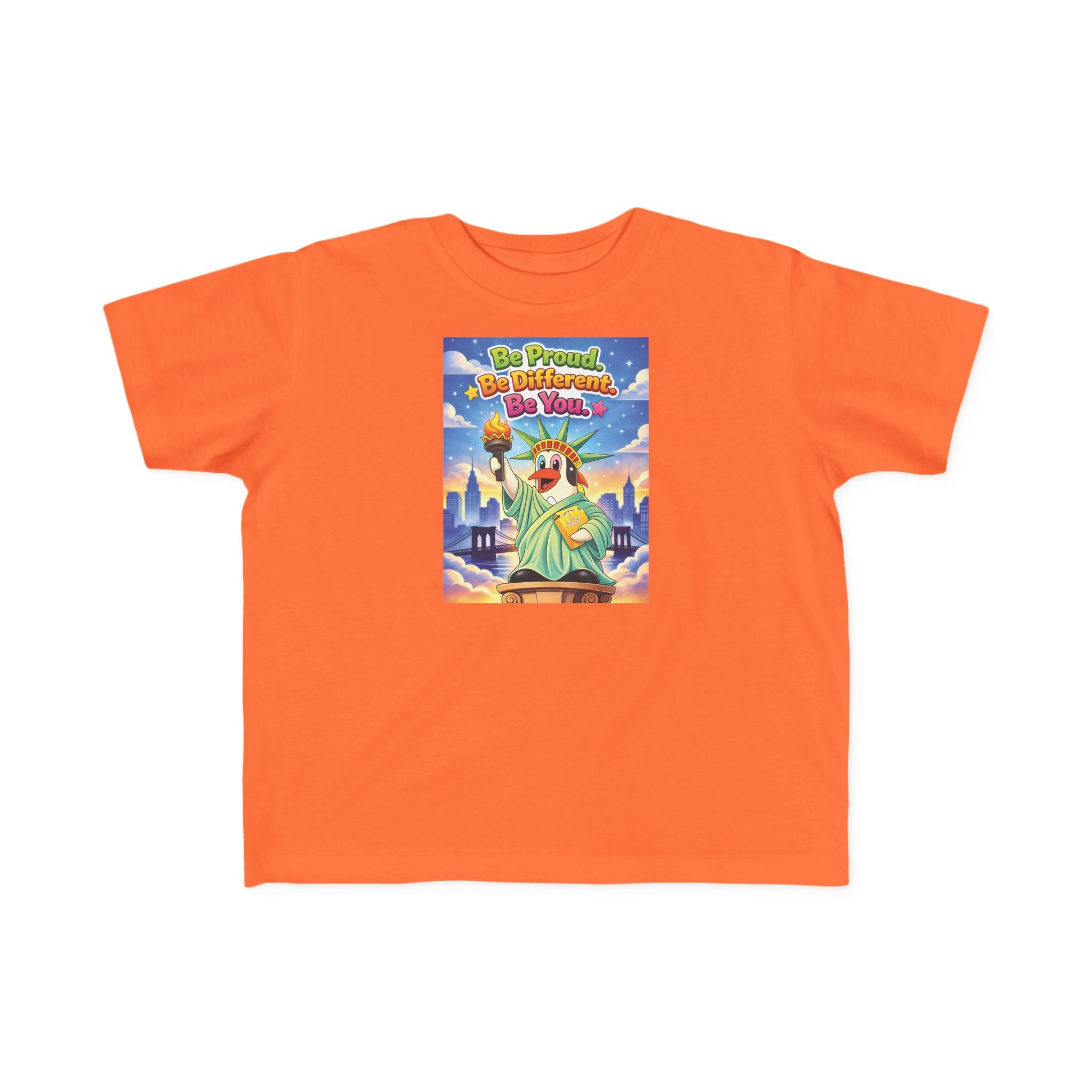 TuBz™ "Be Proud. Be Different. Be You." Kids T-Shirt - Inspirational Graphic Tee