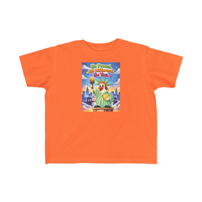 TuBz™ "Be Proud. Be Different. Be You." Kids T-Shirt - Inspirational Graphic Tee