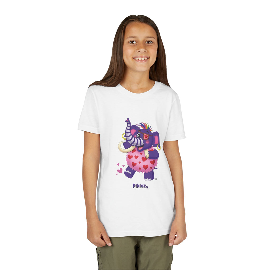 Piklez™ Youth Short Sleeve Tee – "Full of Love!" Graphic Shirt | Smile Universe Collection