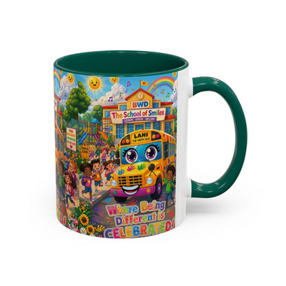 Lani™ Colorful Mug (11oz & 15oz) – "Where Being Different is CELEBRATED!" Graphic