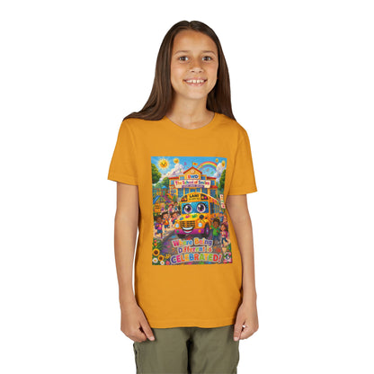 Lani™ Youth Short Sleeve Tee – "Where Being Different is CELEBRATED!" Graphic Shirt